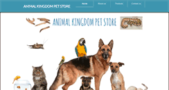 Desktop Screenshot of animalkingdom4pets.com